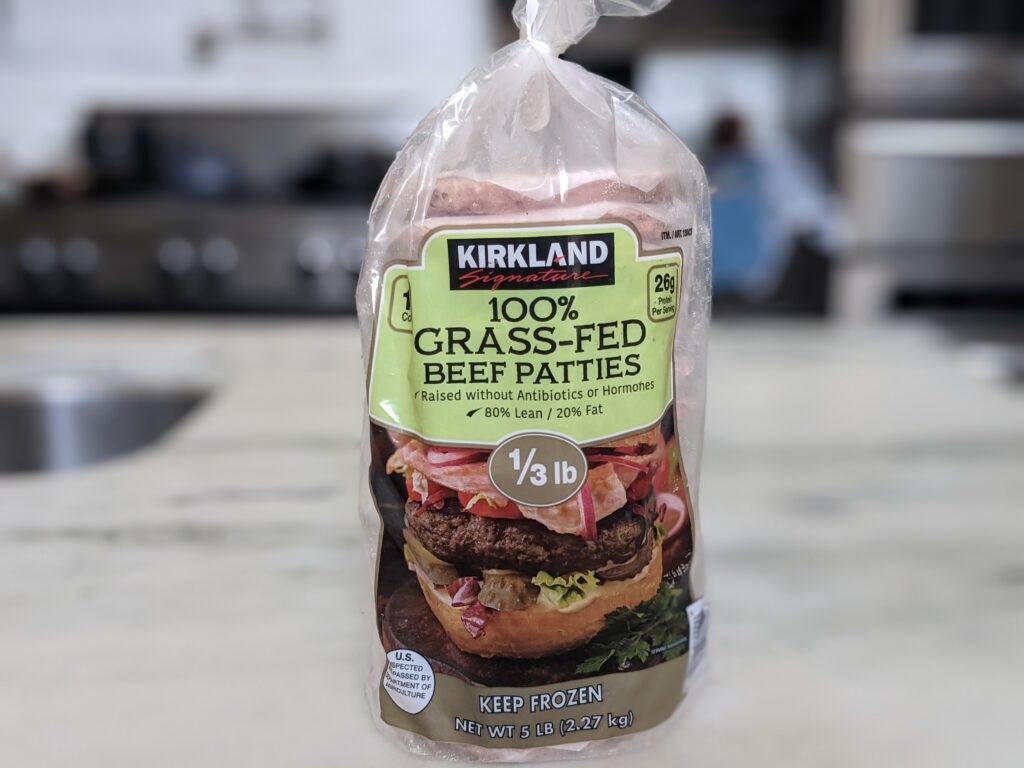 GRASS FED HAMBURGER - KIRKLAND SIGNATURE